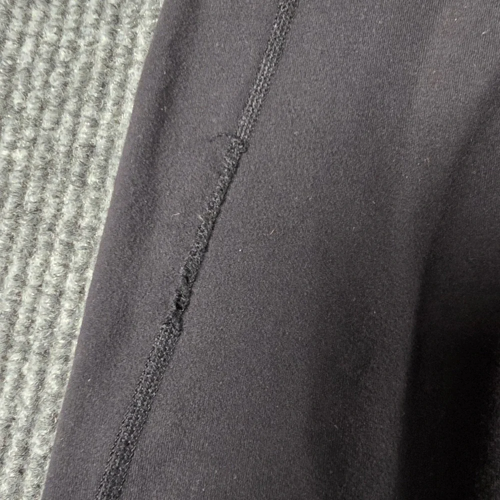Lululemon Black Cropped Leggings High Rise Athletic Pants Womens‎ Size 4